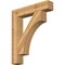 Ekena Millwork Westlake Block Rough Sawn Bracket, Western Red Cedar, 6"W x 34"D x 40"H BKT06X34X40WTL05RWR - alternate 1